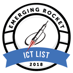 ICT list 2018 badge for Emerging Rocket
